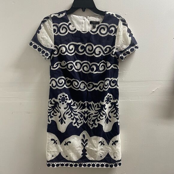 J. Crew Petite Short-sleeve Shift Dress size 2 - Picture 5 of 6